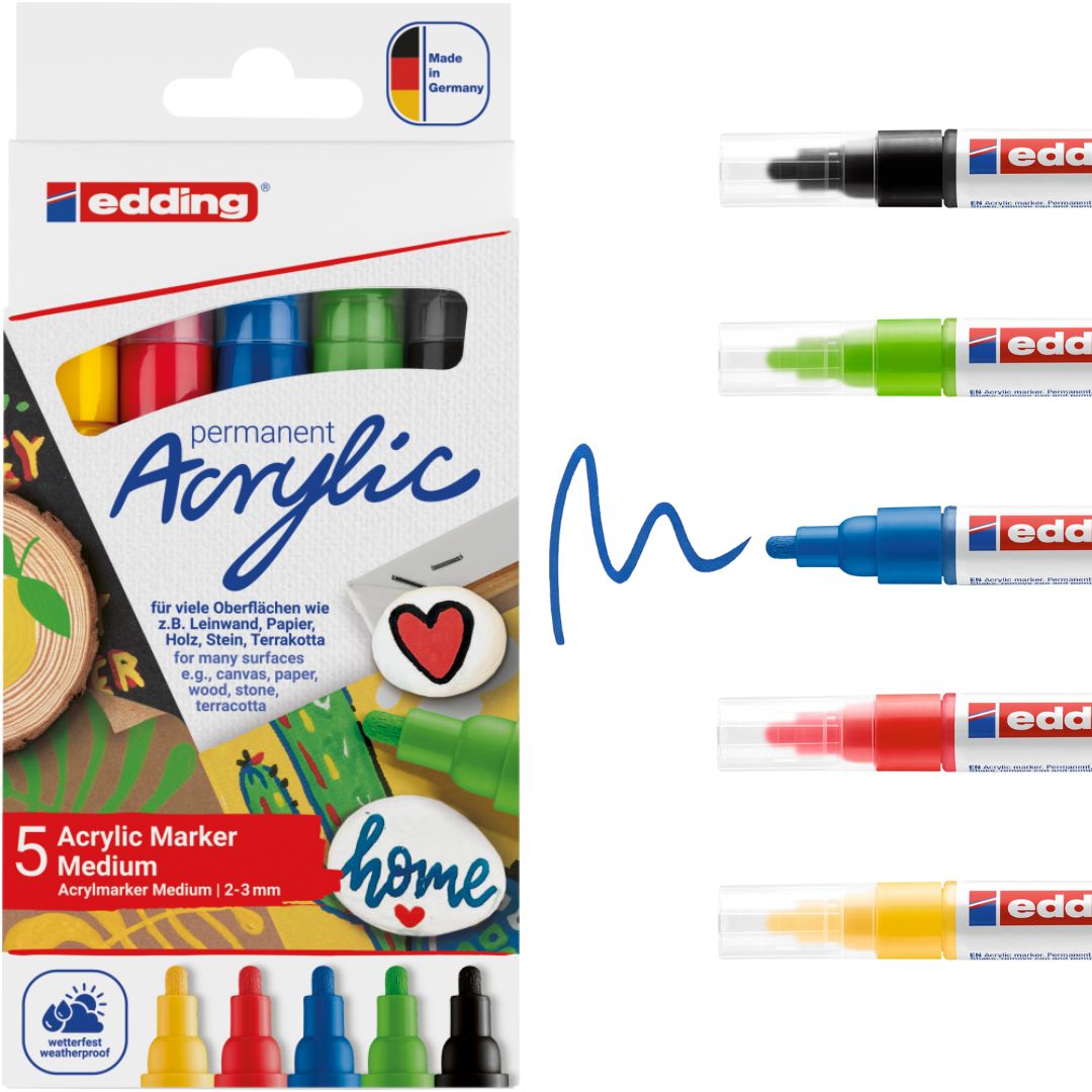 Marcador Acrylic punta 2-3 mm