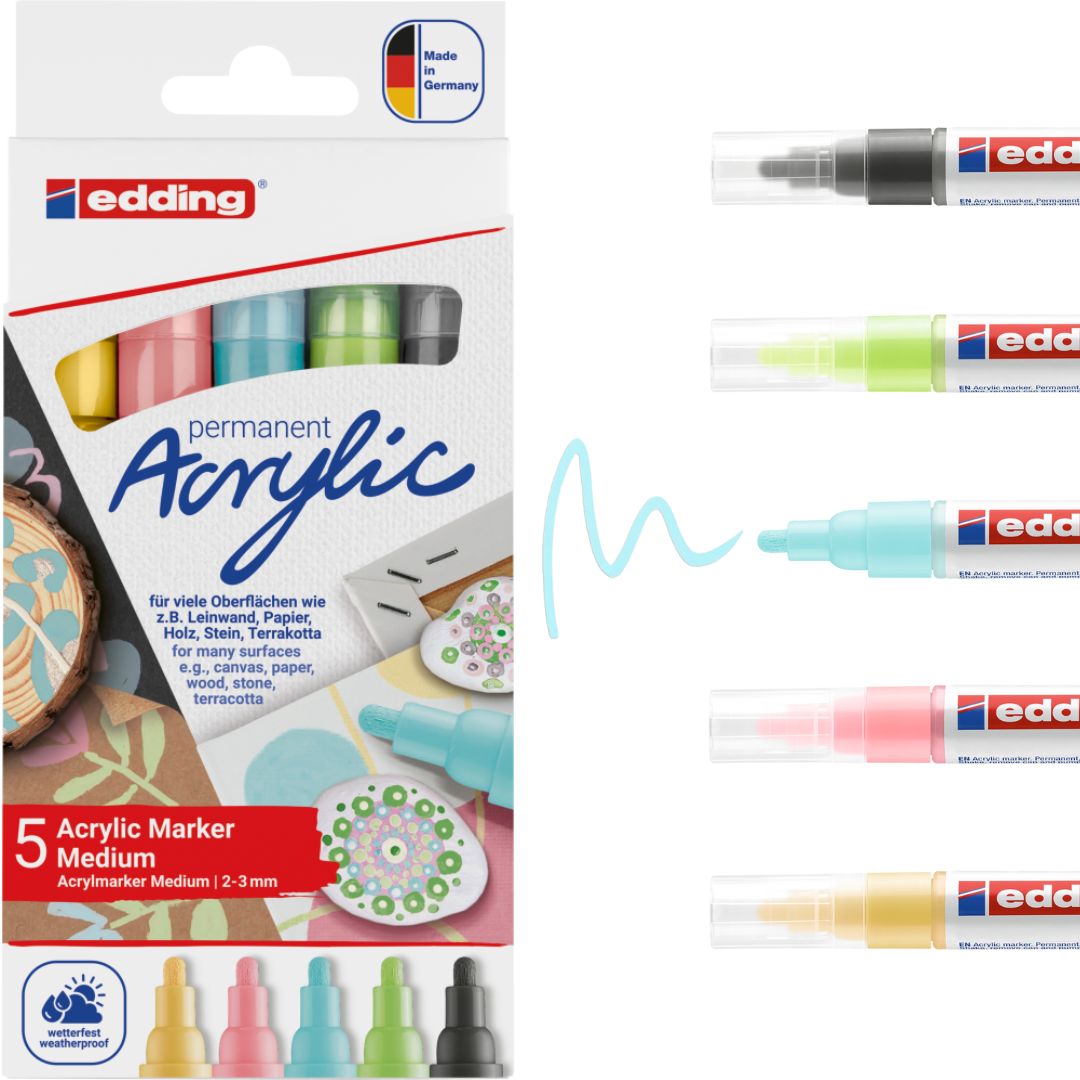 Kit Acrílico - Colores Pastel