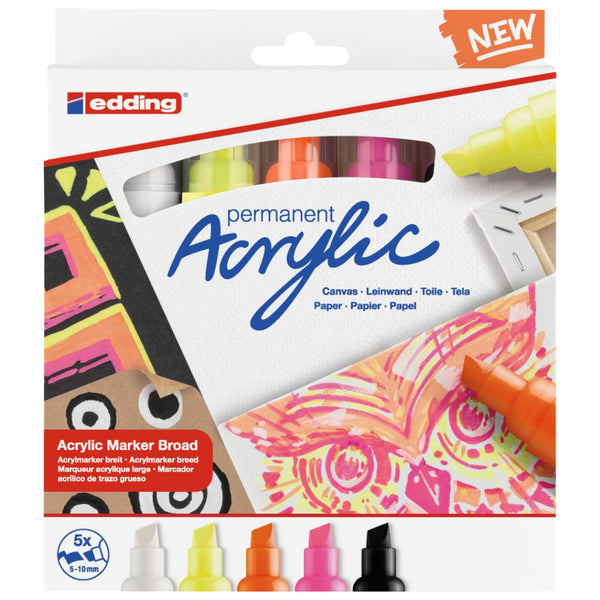 Marcador Acrylic punta 5-10 mm