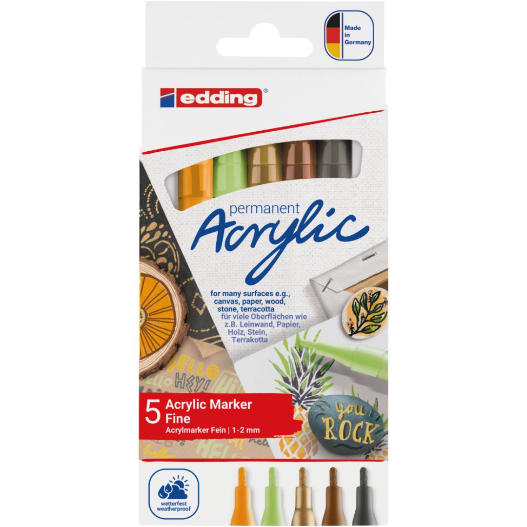 Marcador Acrylic punta 1-2 mm