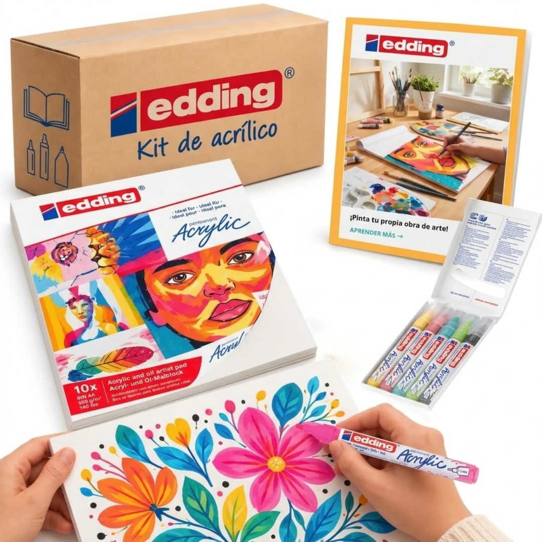 Kit Experiencia Acrílico & Libro de Arte